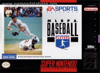 Cover MLBPA Baseball for Super Nintendo